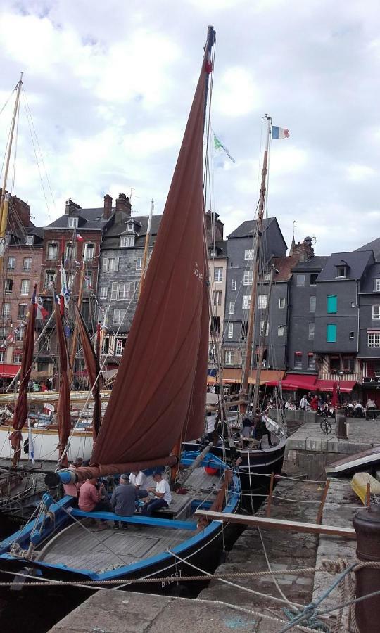 Apartament La Fleur D Honfleur Avec Son Parking Zewnętrze zdjęcie